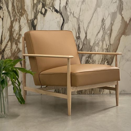 Poltrona contemporanea - Gaia - mg12 - in velluto / in cotone / in lino