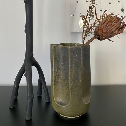 Vaso contemporaneo - Giuseppe Musgo - mg12 - in ceramica / in ceramica smaltata / in gres