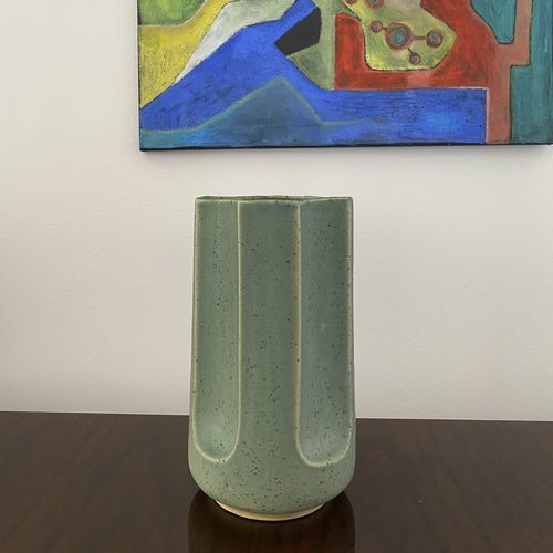 Vaso contemporaneo - Giuseppe Turquesa - mg12 - in ceramica smaltata / in gres smaltato / in ceramica