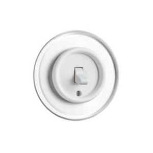 Interruttore per sistema domotico - 100649 / 100674 / 100650 / 100675 - Classic Comfort - a leva / ad incasso / in Duroplast