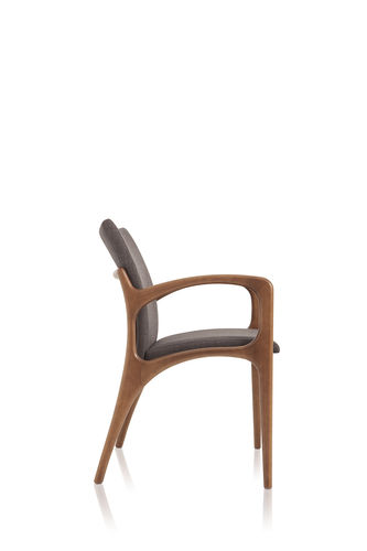 Sedia contemporanea - DINNA - SOLLOS - in legno / imbottita / per uso residenziale