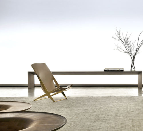 Chaise longue contemporanea - STAR - SOLLOS - in tessuto / in metallo