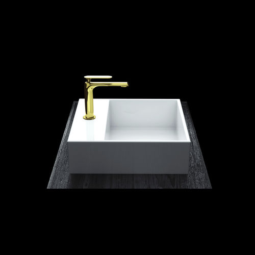 Lavabo da appoggio - R399.WB.26 - ZeVa - in ceramica / quadrato / contemporaneo