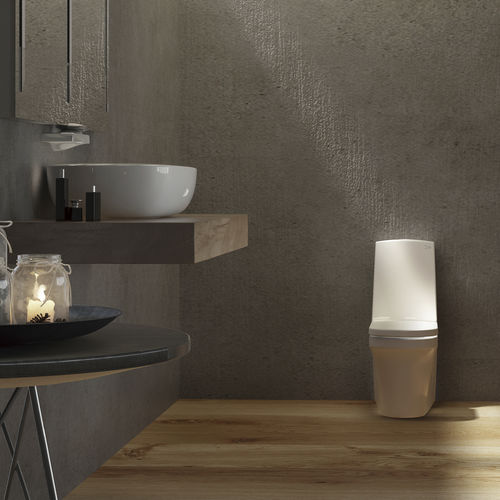 WC da appoggio - BEARING - ZeVa - monoblocco / in ceramica / moderno
