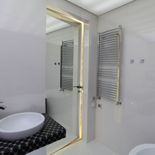 Porta da interno - MIRROR - ZEROMUR Perfect Doors - in vetro / in alluminio / battente