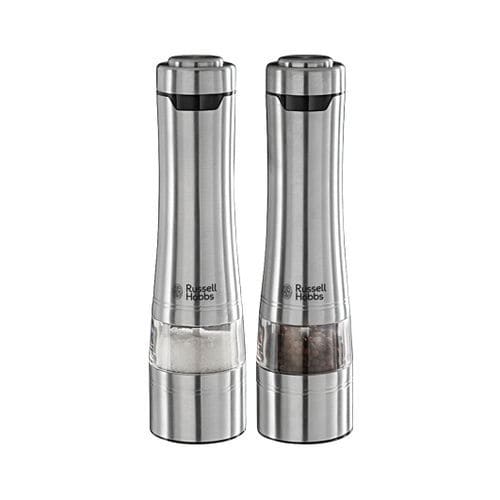 Portasale e portapepe in ceramica - CLASSICS - RUSSELL HOBBS - in acciaio inossidabile spazzolato