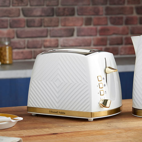 Tostapane 2 fette - GROOVE - RUSSELL HOBBS - bianco
