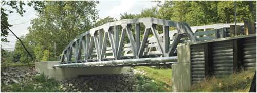 Ponte in alluminio - CAMBRIDGE - Short span steel - reticolare / per strada