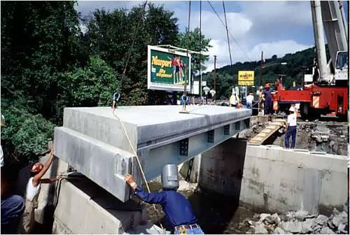Ponte in calcestruzzo - INVERSET™ - Short span steel - in acciaio / modulare