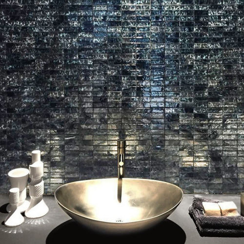 Mosaico in vetro di Murano - PLATINUM - D.I. Più srl - ANDRETTO DESIGN - lucido / da interno / da parete