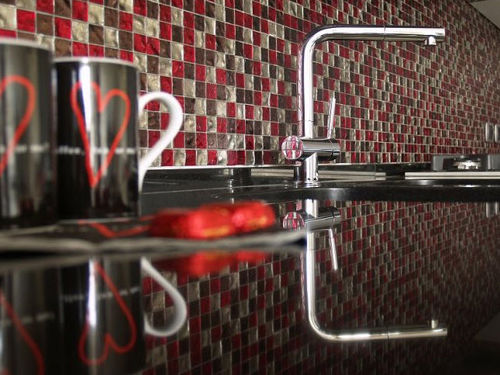 Mosaico in vetro di Murano - MOSAIC - D.I. Più srl - ANDRETTO DESIGN - lucido / da interno / da parete