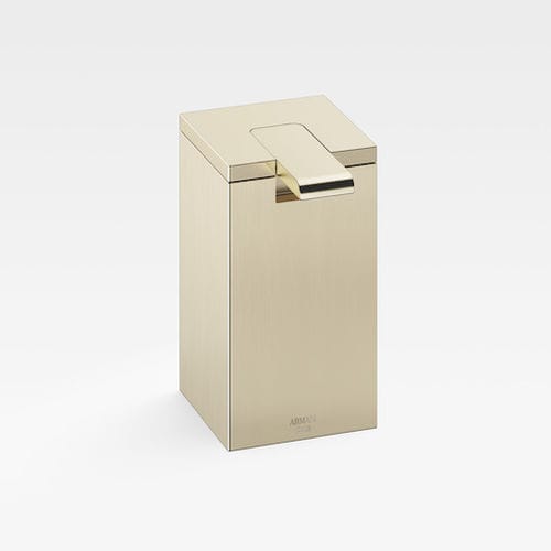 Distributore di sapone per uso residenziale - A816623040 - Armani / Roca - da bancone / in metallo / manuale