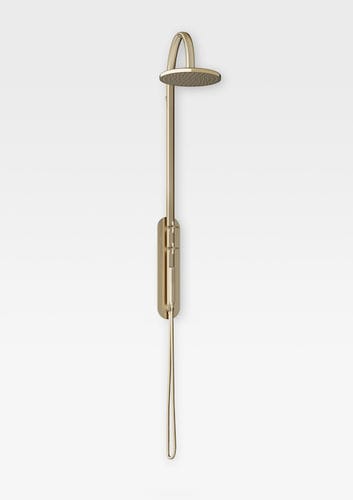 Colonna doccia termostatica - A5A9776VC0 - Armani / Roca - in acciaio / finitura dorata / da parete