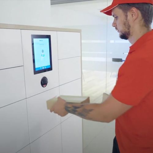 Armadietto spogliatoio in acciaio - DELIVERY AND PICK-UP LOCKERS - Metra smart locker systems - RFID / contract / per stoccaggio