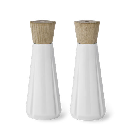 Portasale e portapepe in porcellana - GRAND CRU - Rosendahl - in vetro / in rovere / in plastica