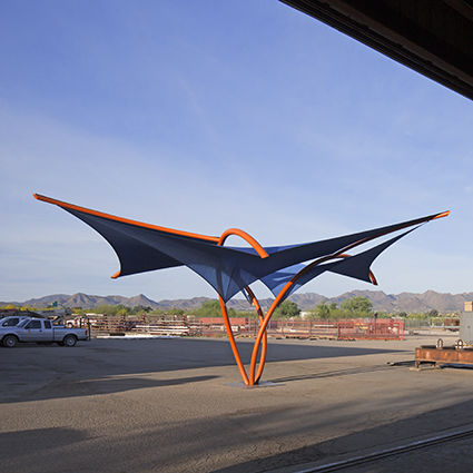 Vela ombreggiante contract - TRILLIUM® - TENSILE SHADE PRODUCTS - poligonale / in tessuto
