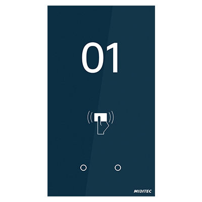 Lettore di carte autonomo di prossimità - HR3000 - MIDITEC - RFID / per controllo accesso / per hotel