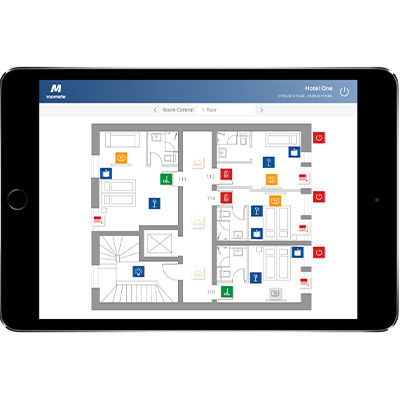 Software di gestione - MTZ&reg; ROOM AUTOMATION - MIDITEC - per l'automazione degli edfici