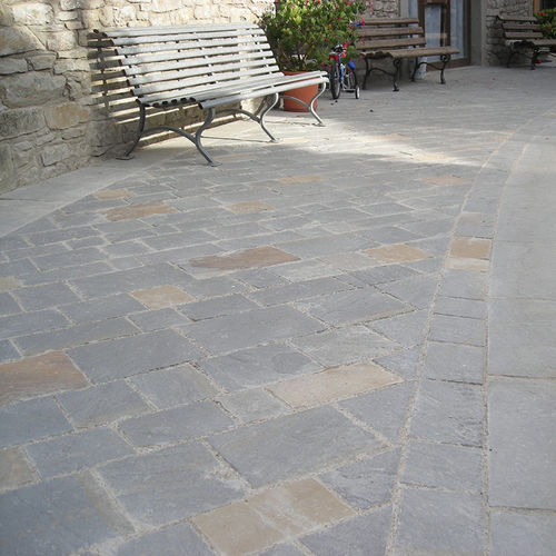 Pavé in pietra naturale - Eurocave SNC - da esterno / carrabile / per spazio pubblico