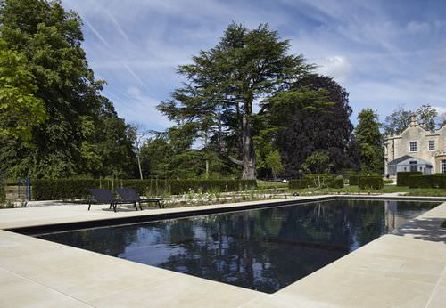 Piscina da esterno - GLOUCESTERSHIRE - GUNCAST SWIMMING POOLS - interrata / in pietra / con protezione integrata
