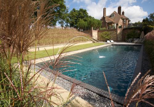 Piscina naturale - LANDSCAPED GARDENS - GUNCAST SWIMMING POOLS - da esterno / interrata / in pietra