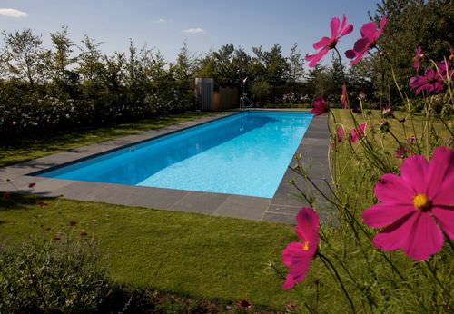 Piscina corridoio di nuoto - SUSSEX - GUNCAST SWIMMING POOLS - da esterno / interrata / in ardesia