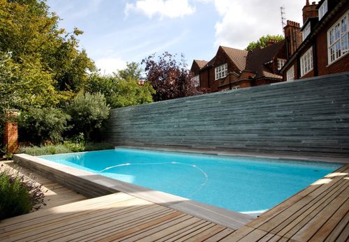 Piscina a straripamento - HAMPSTEAD - GUNCAST SWIMMING POOLS - da esterno / interrata / in calcestruzzo
