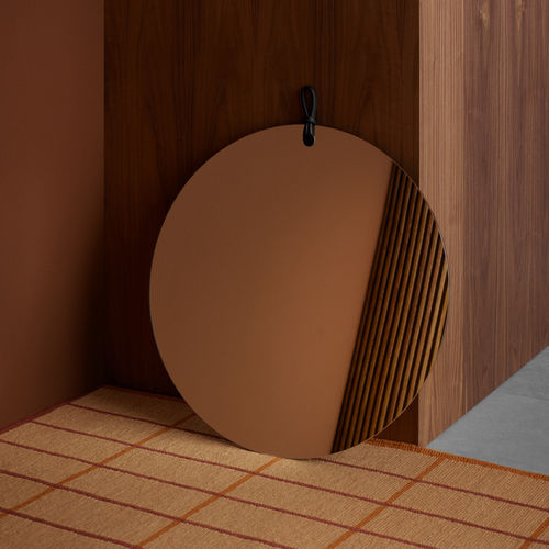 Specchio a muro - KIMI - Fogia - contemporaneo / rotondo / in MDF