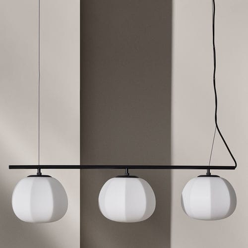 Lampada a sospensione - PERSIMON - Fogia - in vetro / in opalina / contemporanea