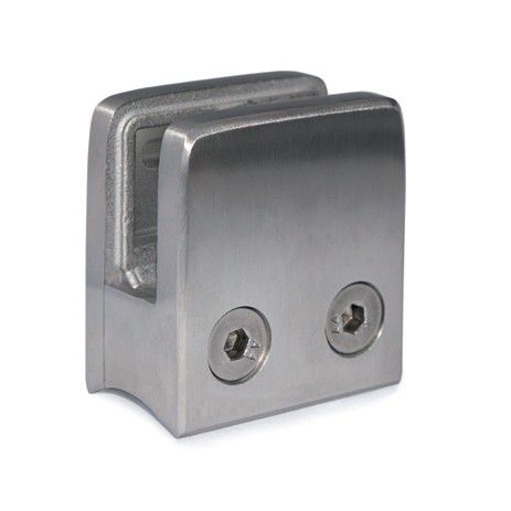 Morsetto per vetro in acciaio inossidabile - E11100000 - IAM Design - per parapetto / per pannelli