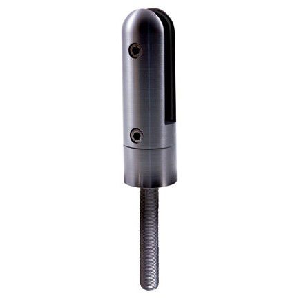 Morsetto per vetro in acciaio inossidabile - E2000200 - IAM Design - per parapetto / per pannelli / per vetro