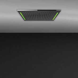 Soffione doccia da soffitto - 57831 - GESSI SPA - da incasso / quadrato / a pioggia
