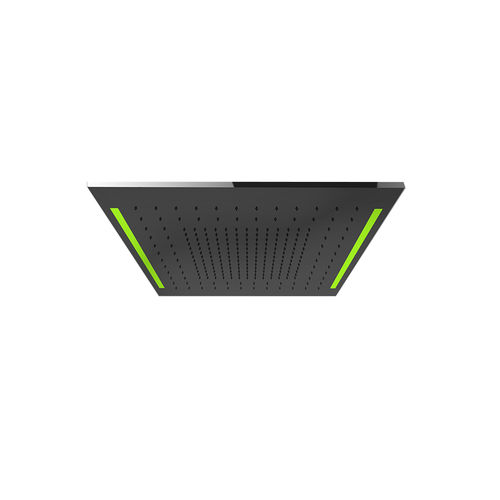 Soffione doccia da soffitto - 57877 - GESSI SPA - quadrato / a cascata / con cromoterapia