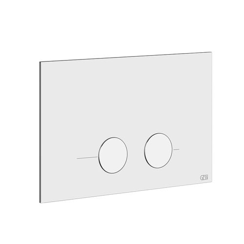 Placca di scarico doppia - 54611 - GESSI SPA - per uso residenziale