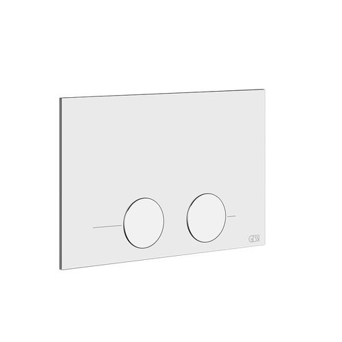 Placca di scarico doppia - 54617 - GESSI SPA - per uso residenziale