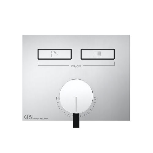 Miscelatore da doccia - 63079 - GESSI SPA - da parete / termostatico / in metallo