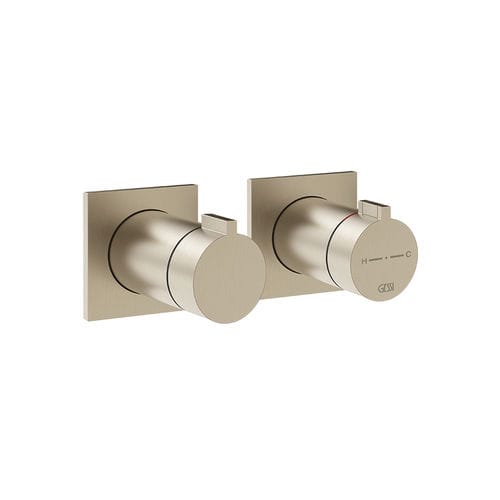 Miscelatore da doccia - 73032 - GESSI SPA - da parete / termostatico / in metallo