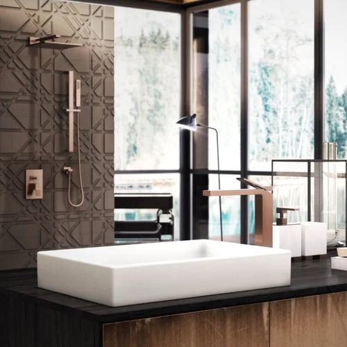 Miscelatore per lavabo - RETTANGOLO K : 53004 - GESSI SPA - da appoggio / in metallo / da bagno