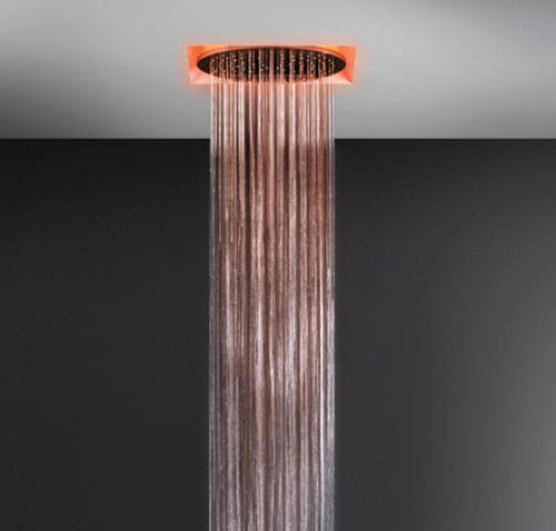 Soffione doccia da incasso - 57601 - GESSI SPA - rotondo / ad uso professionale / contract