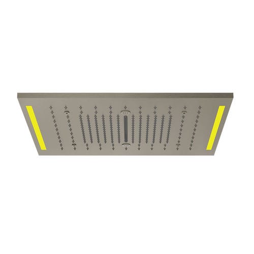 Soffione doccia da incasso a soffitto - AREA PRO - GESSI SPA - rettangolare / per ufficio / per hotel