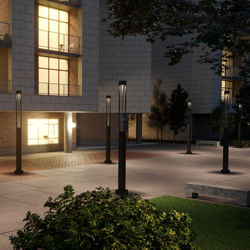Colonna luminosa contemporanea - XDOMUS - Arelux - in ghisa di alluminio / LED / da esterno
