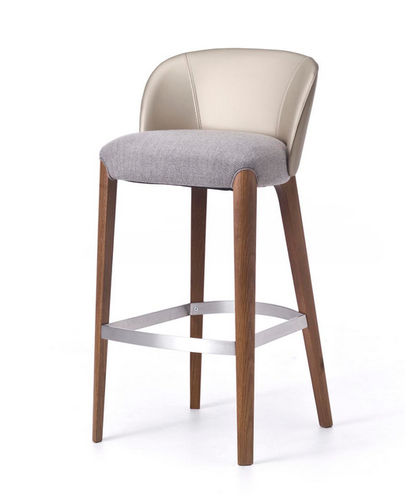 Sedia alta contemporanea - BELLEVUE - Very Wood - da interno / in legno / imbottita