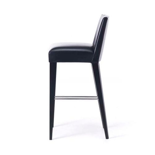Sgabello da bar contemporaneo - METRO - Very Wood - in tela / con supporto in faggio / imbottito