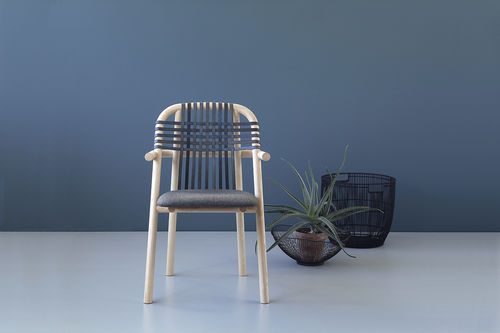 Sedia contemporanea - UNAM - Very Wood - da interno / da esterno / in legno