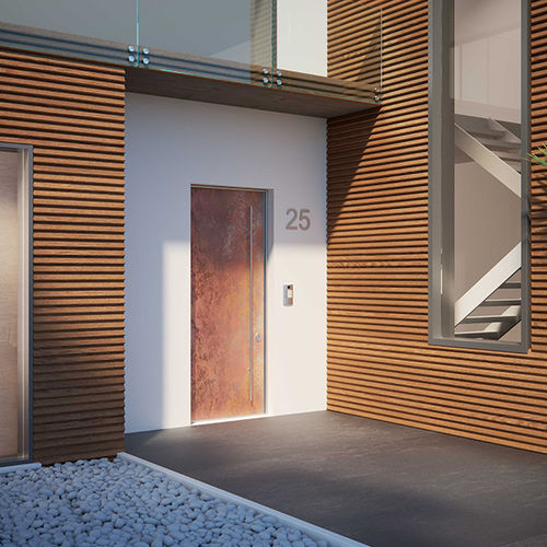 Porta acustica - Meccanya Sound - Di.Bi. Porte Blindate - d'ingresso / in acciaio galvanizzato / battente