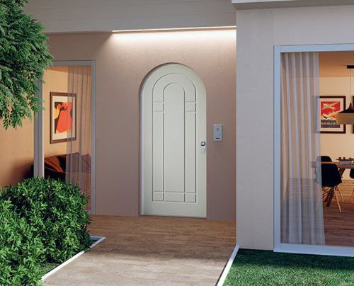 Rivestimento per porta in okoumé - Una Volta - Di.Bi. Porte Blindate - in legno massiccio / polimerico / in alluminio
