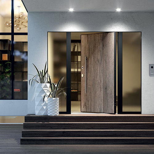 Porta d'ingresso - Di.Big - Di.Bi. Porte Blindate - in PVC / in rovere / in lamiera d'acciaio