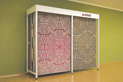 Espositore per tappeti in metallo - IKILI - AKDENIZ Display Systems - per negozio