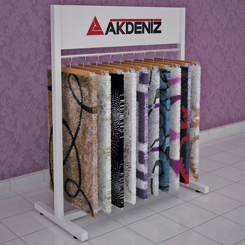 Espositore per tappeti in metallo - AK 302 - AKDENIZ Display Systems - per negozio