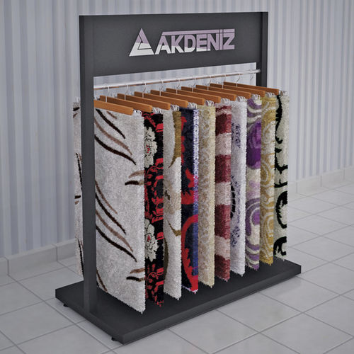 Espositore per tappeti in metallo - AK 303 - AKDENIZ Display Systems - per negozio